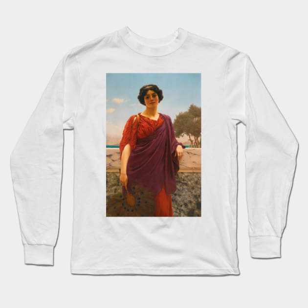 Rendez-Vous by John William Godward Long Sleeve T-Shirt by Classic Art Stall